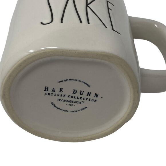 Rae Dunn Artisan Collection By Magenta PEEPS SAKE White Blue Ceramic Coffee Mug - Picture 7 of 7